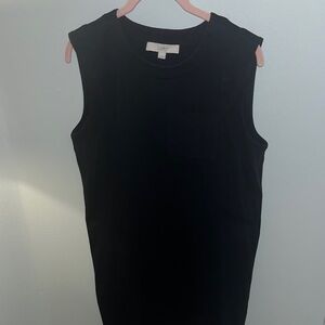 LOFT Classic Black Sleeveless Blouse